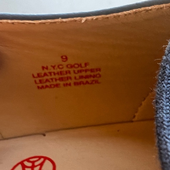 Marc Fisher NYC Golf The Original Golf Mocassin Blue Leather  Women's Size 9 - Picture 6 of 8